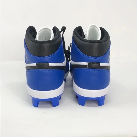 Air Jordan 1 Retro MCS Baseball Cleats Game Royal Black AV5353-411 - Size 11 - Picture 5 of 14